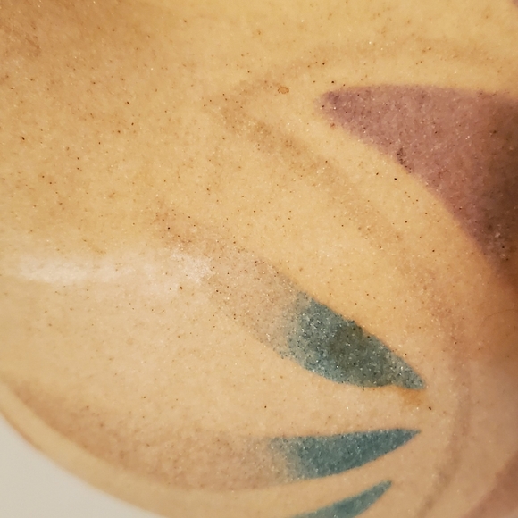 Handmade Vintage Double Wedding Chamber Sand Signed Aztec Indian Western Vase - Picture 9 of 11